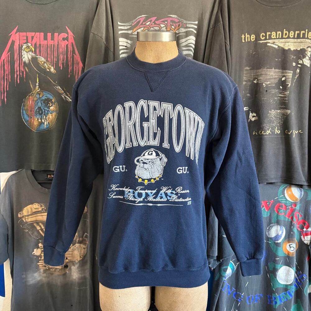 Vintage 1990s georgetown hoyas crewneck